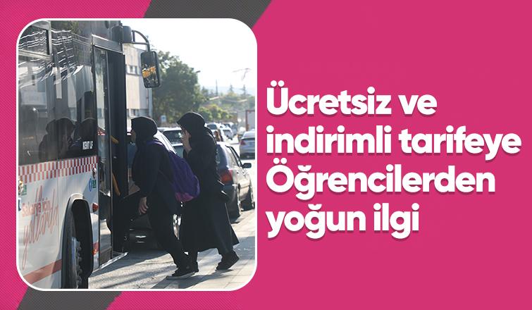 Sakarya'da ücretsiz ulaşım için binlerce öğrenci akredite oldu