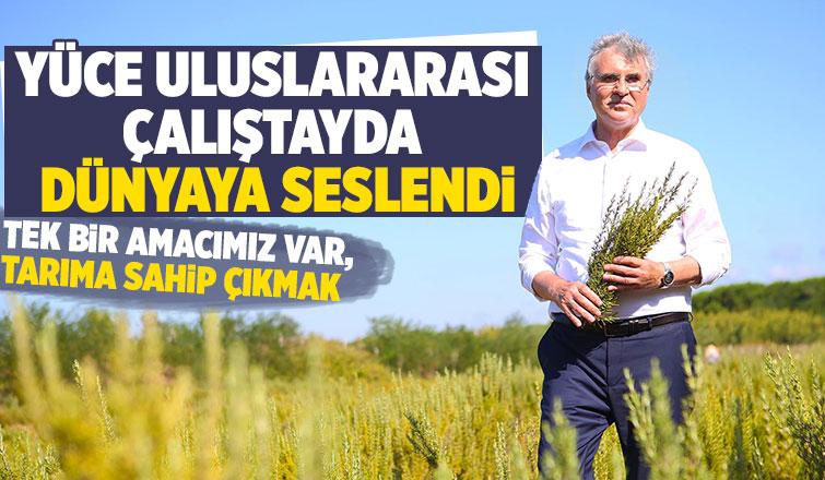 Uluslararası tarım çalıştayında Sakarya'yı anlattı