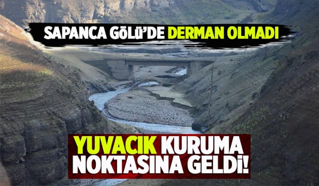 Sapanca Gölü'nden Su Takviyesi Yapılan Barajda Kuraklık Sinyalleri