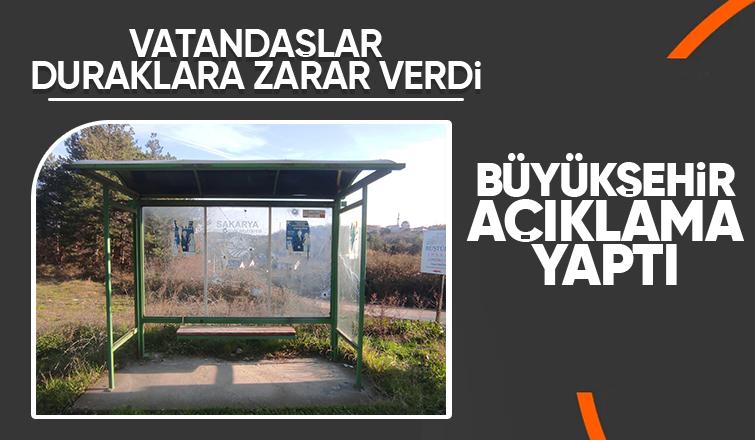 Büyükşehir’den yolcu duraklarına zarar veren kişiler için açıklama