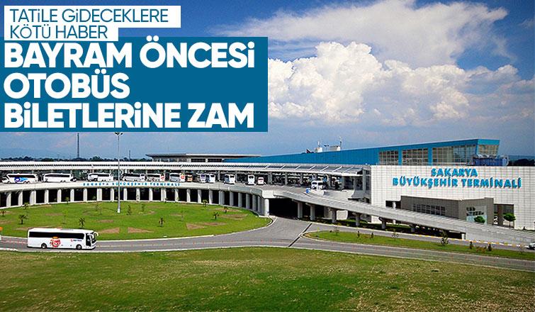 Sakarya'da otobüs biletleri zamlandı