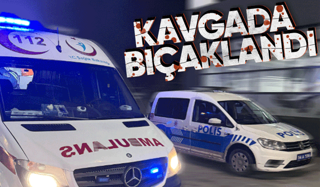 Hendek'te bıçaklı kavga: 1 yaralı