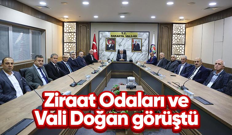 Sakarya Ziraat Odaları, Vali Doğan’la bir araya geldi