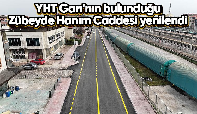 Zübeyde Hanım Caddesi yenilendi