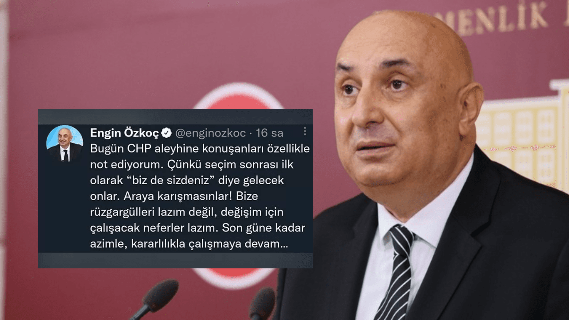 Engin Özkoç : CHP Aleyhinde Konuşanları Not Alıyoruz