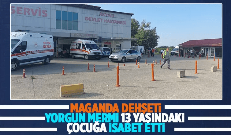 Yorgun Mermi Çocuğa İsabet Etti