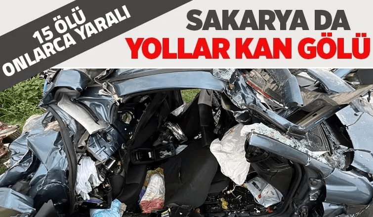 Sakarya'da Ağustos Ayındaki Kazalarda 15 Kişi Öldü  