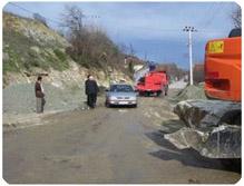 Dokurcun'da Yol Çalışması