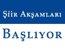 Şiir Akşamları Başlıyor