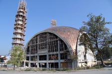 Rasimpaşa Camii kubbesinin büyük kısmı tamamlandı