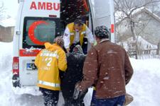 Diyaliz hastasının imdadına ambulans yetişti