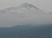 Keremali Dağı'na Yılın İlk Karı Düştü