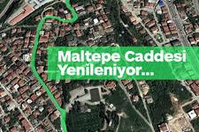 Maltepe Caddesi yenileniyor