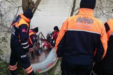 Sakarya Nehri'ne düşen avcı kayboldu 