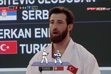 Enes Erkan'ın şampiyonluğuna hakem engeli!