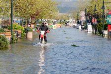 Sapanca Gölü'nde manzara tersine döndü