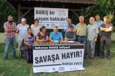 Sakarya'daki iki dernekten 'Savaşa hayır' çağrısı