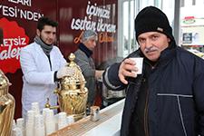 Bir ayda 50 Bin bardak salep ikramı yapıldı