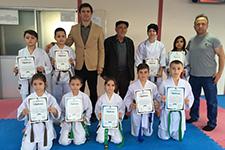 Geyve Karate kuşak imtihanı yapıldı