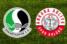 Sakaryaspor-Adliyespor maçının başlama saati değişti