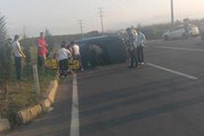 Duble yolda trafik kazası: 2 yaralı