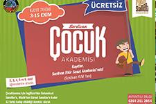 Çocuk Akademisinde Güz Dönemi Başlıyor