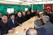 Mardin'den taziye ziyaretine geldiler