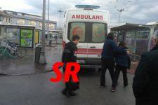 Halk otobüsünü, ambulans gibi kullandı