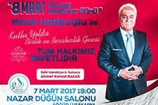 Nihat Hatipoğlu Sakarya'ya gelecek