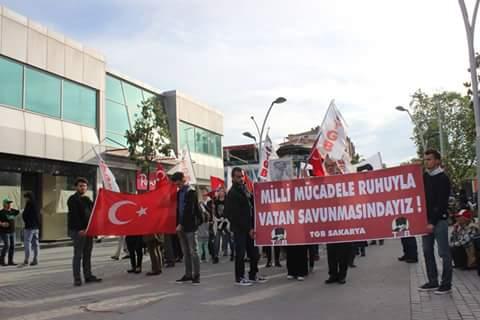 Çark Caddesi'nde basın açıklaması düzenlendi