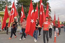 Hendek'te yürüyüş düzenlendi