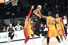 Büyükşehir Basket, Galatasaray ile mücadele etti