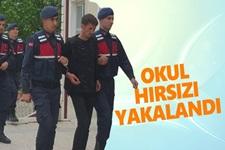 Suç makinesi okul hırsızı yakalandı