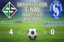 Sakaryaspor final kapısını araladı