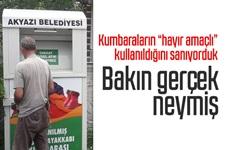 Hayır için konulduğu sanılıyordu fakat gerçek öyle değil