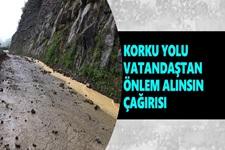 Korku yolu için önlem çağrısı