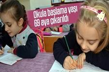 Okula başlama yaşı 69 aya çıkarıldı