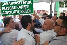 Sakaryaspor'da kongre karıştı, adaylar çekildi