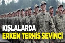 Sakarya'daki kışlalarda erken terhis sevinci