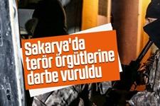 Sakarya'da terör örgütlerine darbe vuruldu