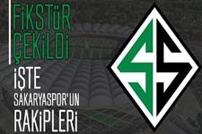 Fikstür çekildi; İşte Sakaryaspor'un rakipleri