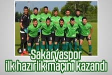 Sakaryaspor ilk hazırlık maçını kazandı