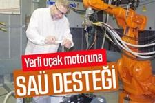 Yerli uçak motoruna SAÜ desteği