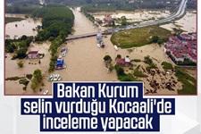 Bakan Kurum, selin vurduğu Kocaali'de inceleme yapacak