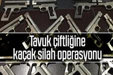 Tavuk çiftliğine kaçak sigara baskını