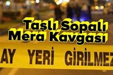 Taşlı sopalı mera kavgası