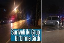 Suriyeli iki grup birbirine girdi