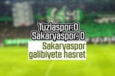 Sakaryaspor galibiyete hasret kaldı