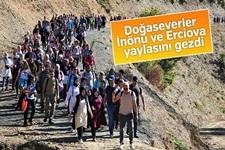 Doğaseverler İnönü ve Erciova yaylasını gezdi