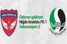 Niğde Anadolu FK: 1 Sakaryaspor: 2